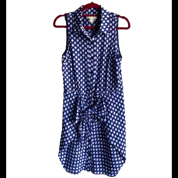 Michael Kors Dresses & Skirts - Michael Kors Sz 2 (XS) Blue White Sleeveless Dress